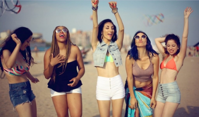 Music video 'Cheerleader Remix' for artist Kris Alberts